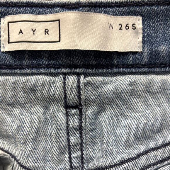 AYR Womens The Pop High-Rise Straight Leg Jeans Size 26S - Picture 6 of 8